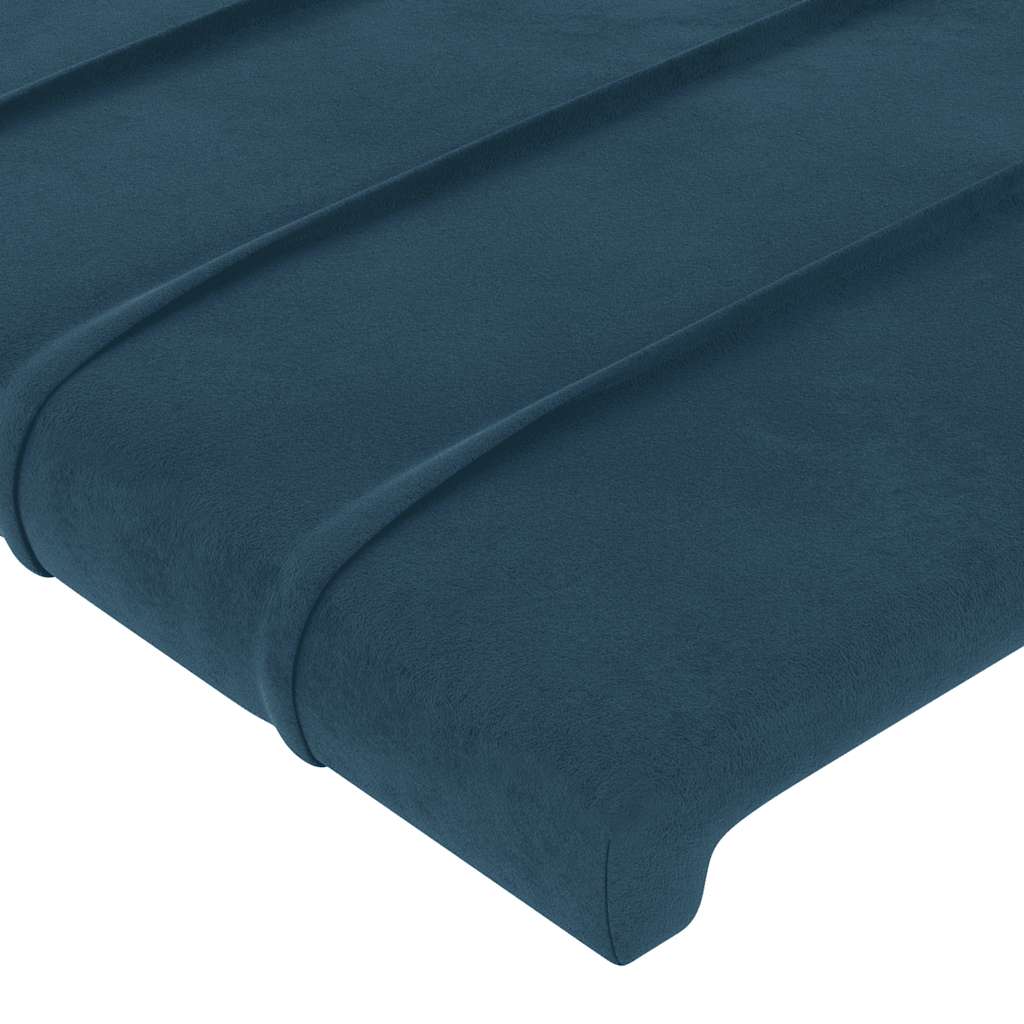 Headboards Dark Blue 144 x 5 x 78 88 cm Velvet