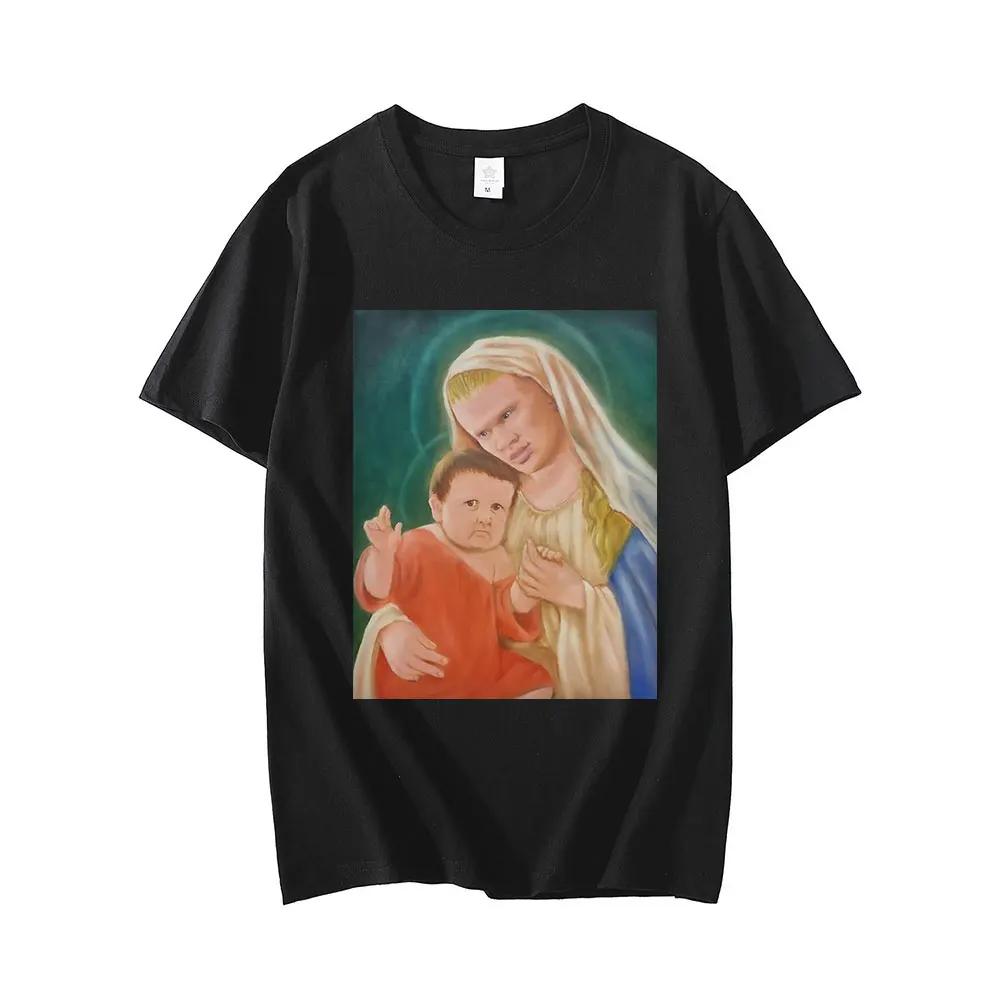 Уличная одежда Hasbulla Fighter Mini Hobby Graphic Print Unisex Футболка Модная повседневная с круглым вырезом и коротким рукавом Футболка унисекс большого размера для женщин