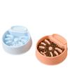 Pet Slow Feeding Bowl For Dogs And Cats Prevents Choking And Promotes Weight Loss Plastic Material
