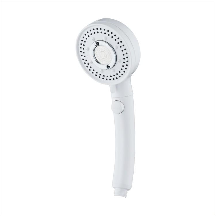 Easy to Install ABS Removable Washable Water Stop Button 5 Mode Modern Bathroom Ionic Shower Head