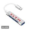 1 шт. Type-C на USB Адаптер-Хаб с несколькими портами Автоаксессуары Для Nissan GTR GT-R NISMO R35 Teana Skyline Kawasaki