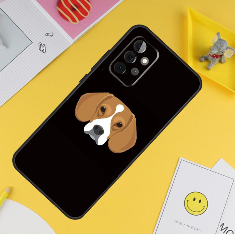 Чехол для телефона с изображением щенка бигля для Samsung Galaxy A53 A33 A13 A12 A32 A52 A14 A34 A54 A15 A25 A35 A55 A71 A51