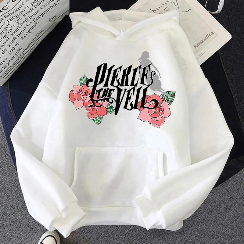 Худи Pierce The Veil Tour Худи с длинным рукавом для певца Унисекс Модная графическая одежда Мужская толстовка Одежда