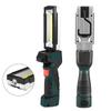 New Portable COB LED Flashlight USB Rechargeable Work Light Magnetic Lanterna Hanging Lamp with Built-in Battery Camping Torch