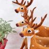 Reindeer Christmas Deer Xmas Elk Plush Simulation Christmas Decorations For Home Merry Christmas New Year Ornament