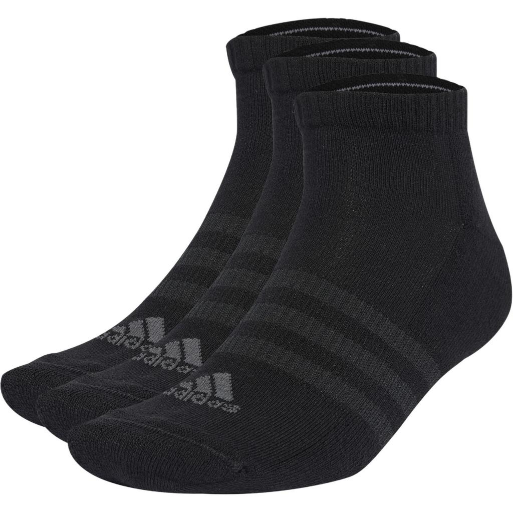 adidas Носки-след унисекс 3 пары черные IA3944
