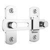 1Pcs Stainless Steel Sliding Barn Door Lock Hardware Gate Latches, Window Closet, Matte Black Silvery