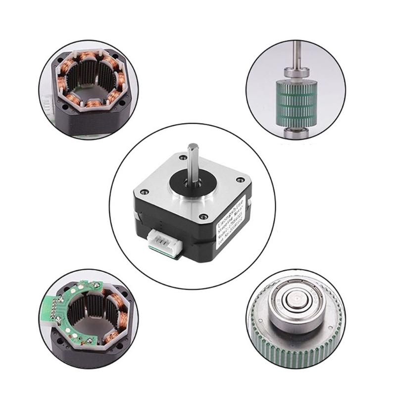 Шаговый двигатель 17HS4023 Nema17 для 3D-принтера Titan Extruder, 4 вывода, 1,0 А, Nema 17 42, для ЧПУ, запчасти для 3D-принтера