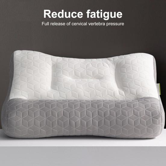Ортопедическая подушка для глубокого сна, толстая эластичная пена с эффектом памяти, безболезненная подушка для защиты шеи и шеи для сна