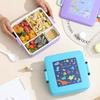 Bento Lunch Box For Kids Portable Microwavable Lunchbox Kids School Food Containers Cute Leakproof Children's Food Box Storage