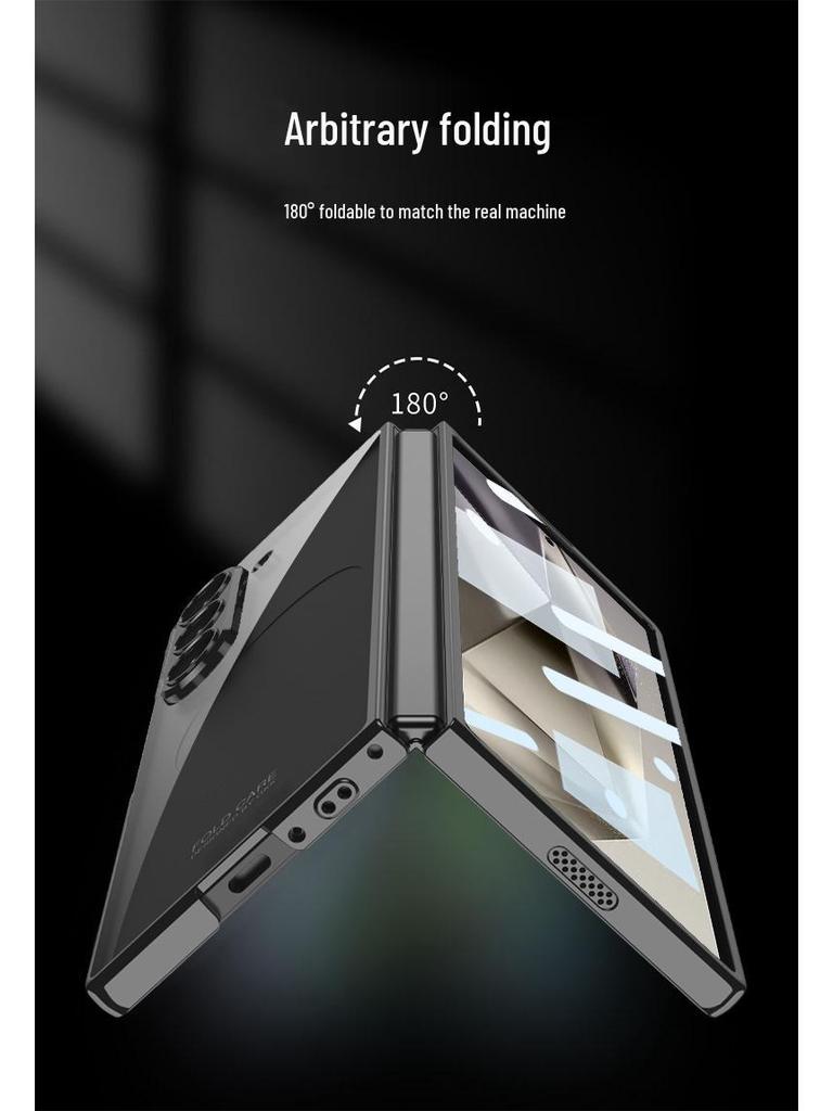 Samsung Z Fold6 Гальванизированный Прозрачный Защитный Чехол