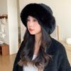 Warm Winter Plush Hat Thickened Ear Protection Hat Trendy Knit Hat  for Women