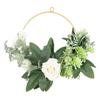 Flower Hoop Wreath Garland for Front Photograph Props Decoration
