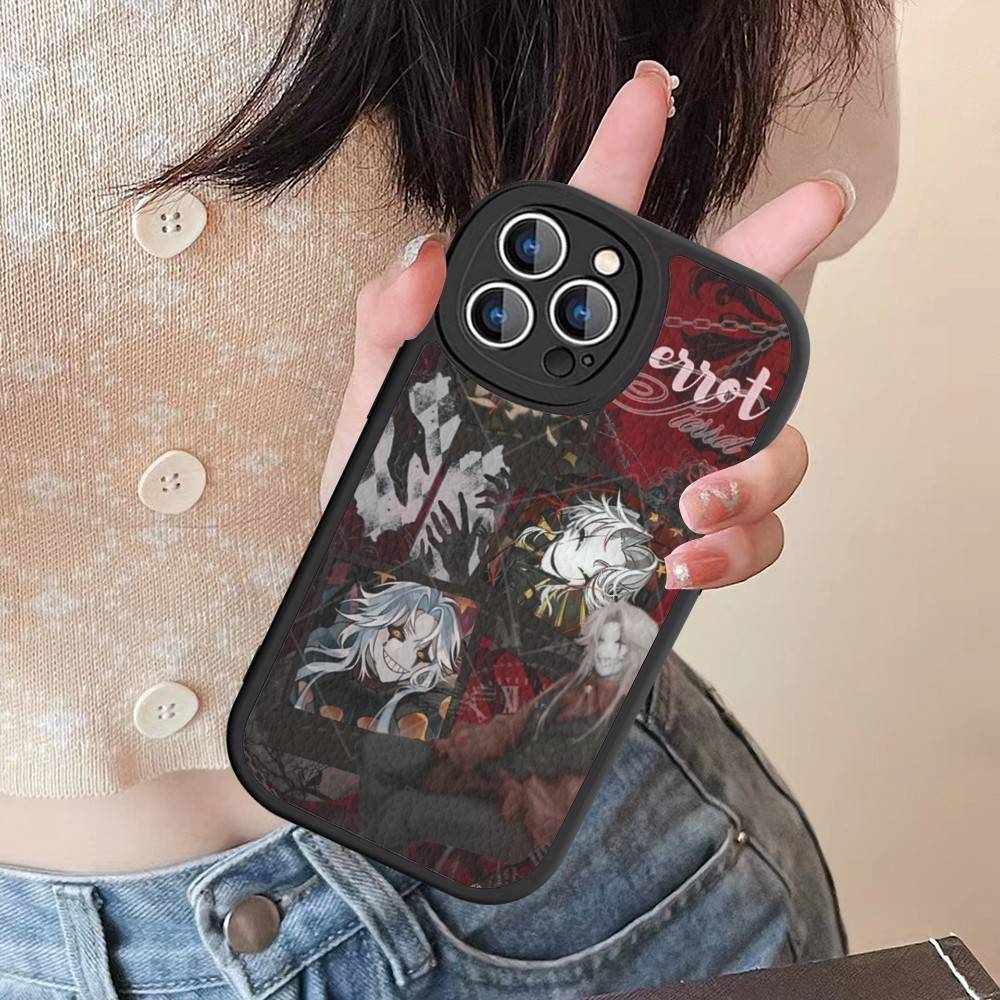 Чехол для телефона из силикона с рисунком Пьеро из Цирка Уродцев Для IPhone 16 15 14 13 12 11 Pro Max Mini Кожаный Мягкий Чехол