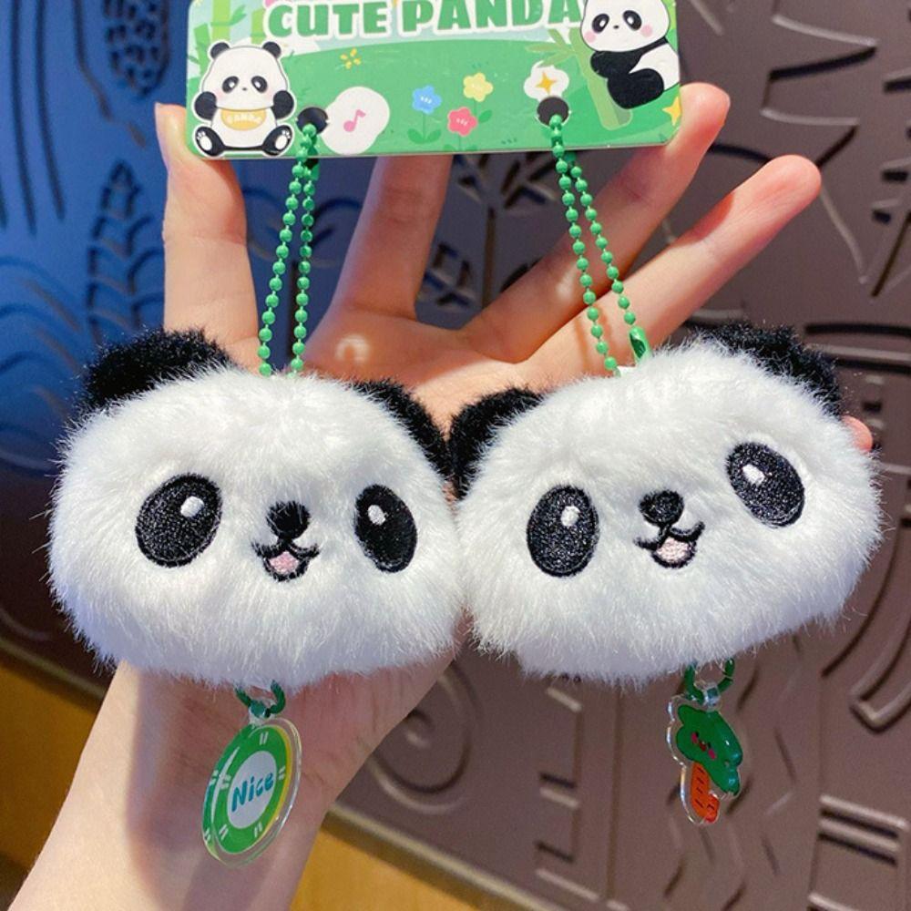1 пара мультяшный милый плюшевый брелок животное панда рюкзак кулон милая пара брелок игрушка