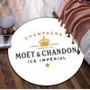 Moet  Chandon  Circular Rug - Office Decorative Carpet For Living Room Bedroom Door Mat Floor Rug Computer Chair Area Rug
