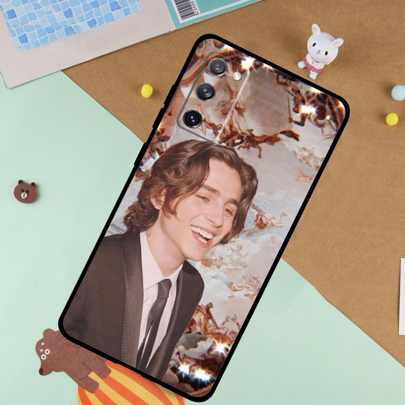 Тимоти Шаламе Актер Мягкий чехол для Samsung Galaxy S25 Ultra S9 S10 S20 FE S21 S22 S23 Plus S24 Ultra Funda Чехол
