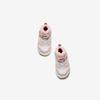 Anta Kids Synthetic Leather Plush Comfortable Warm Wear-Resistant Mid-Top Walking Shoes Baby Shoes Pink White A22440055-5