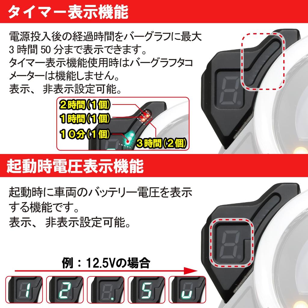 Kitaco 761-1470000 Индикатор положения передачи, подключаемый разъемом, CT125 Hunter Cub (JA55), Индикатор положения передачи