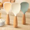 Silicone Spoon Non-stick Cooking Spoon Anti-scalding Pot Rice High-temperature-resistant Spoon Durable Kitchen Gadgets