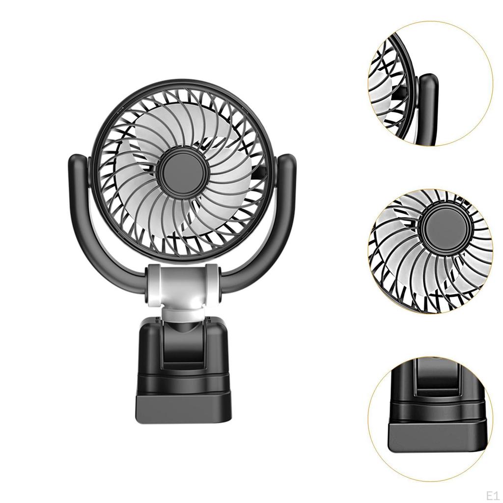 Vehicle Car Electric Cooling Fan for Dashboard 360° Rotatable Sedan RV Compact Size