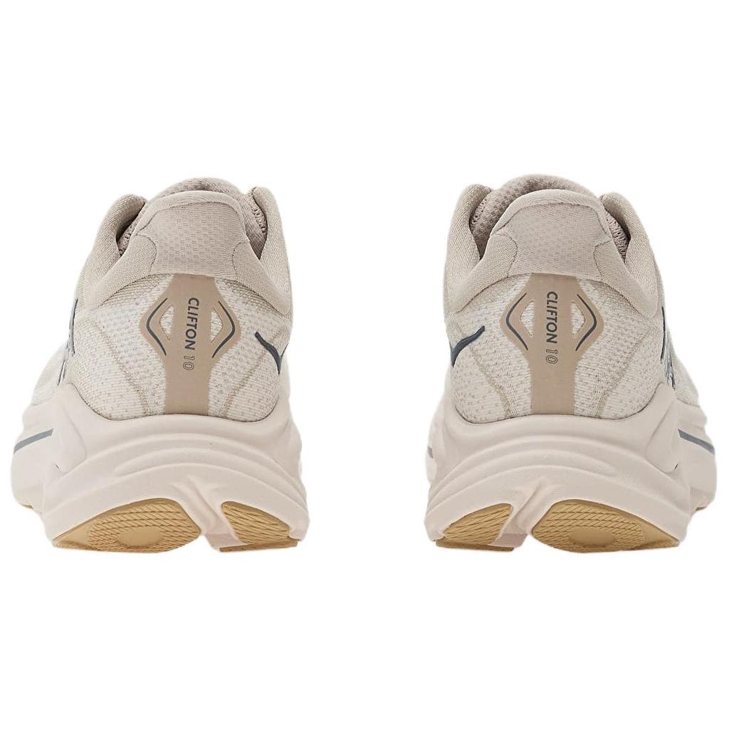 HOKA One One CLIFTON 10 Дышащая Амортизация Низкие Беговые Кроссовки Мужские Бежевые 1162030-PTYG