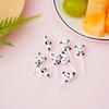 8Pcs/Set Cute Panda Fruit Fork Kids Snack Dessert Decoration Forks Toothpick Lunch Salad Decoration Accessories Cake Picks