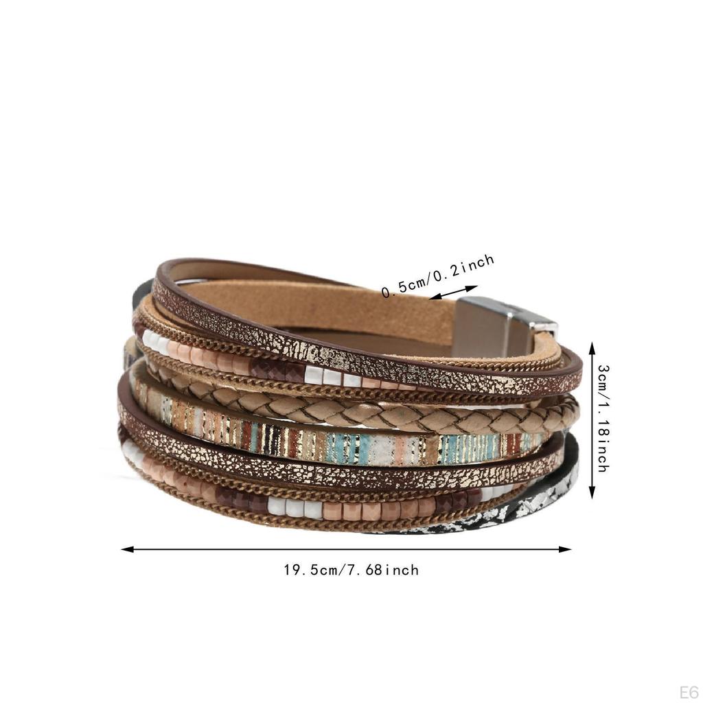 Браслет Конверт Bohy Boho Подарок на день рождения Сделано вручную Украшение Креативный Многослойный