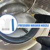 Набор насадок для мойки высокого давления Система быстрого подключения Насадка для чистки Удлинитель из нержавеющей стали для чистки кондиционеров с режимами многократного распыления