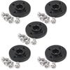 Pstyle. 25t Aluminum Servo Horns for RC Cars, Set of 5, PST-143 (Black)