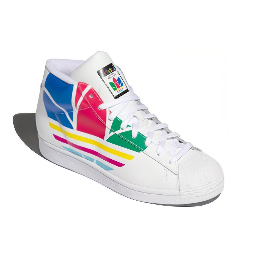 Adidas Pro Model Shoes 'White Multi Color' FY1549