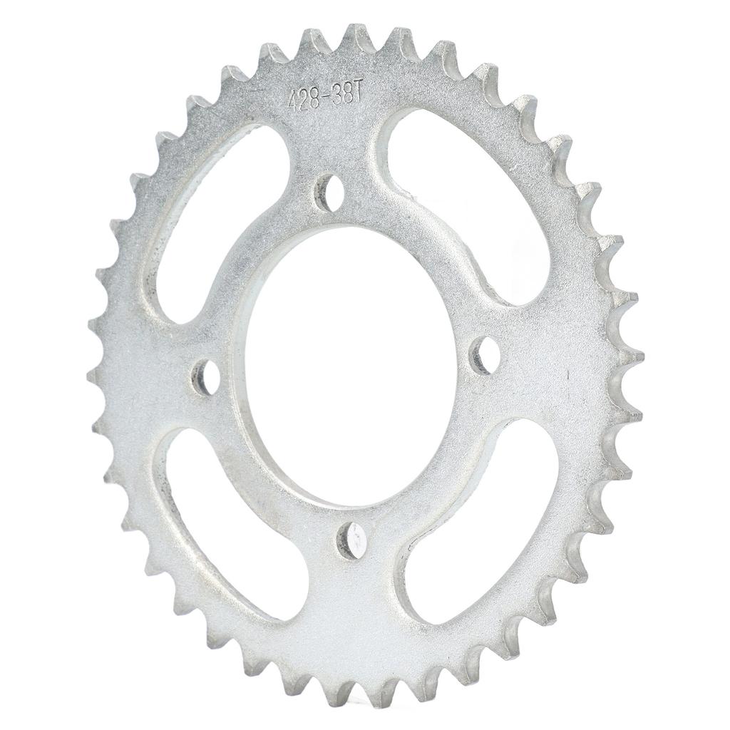 3PCS Motorcycle Rear Sprocket Cog Steel 428 38T Rear Sprocket Cog for ATV 4 Pit Off Road Bike Go Kart
