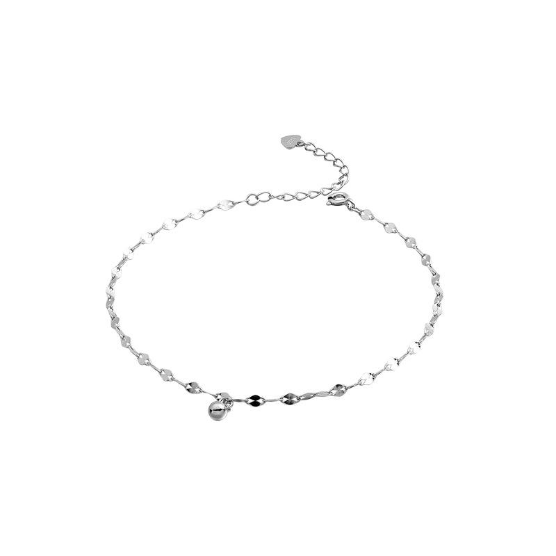 Браслет на щиколотку Banyan Tree из серебра 925 пробы с круглыми бусинами — женские легкие роскошные летние украшения 2022 года.