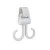 360° Rotation Baby Stroller Hooks Double Swivel Pram Hooks for Easy Hanging Diaper Bags & Groceries Baby Stroller Accessories