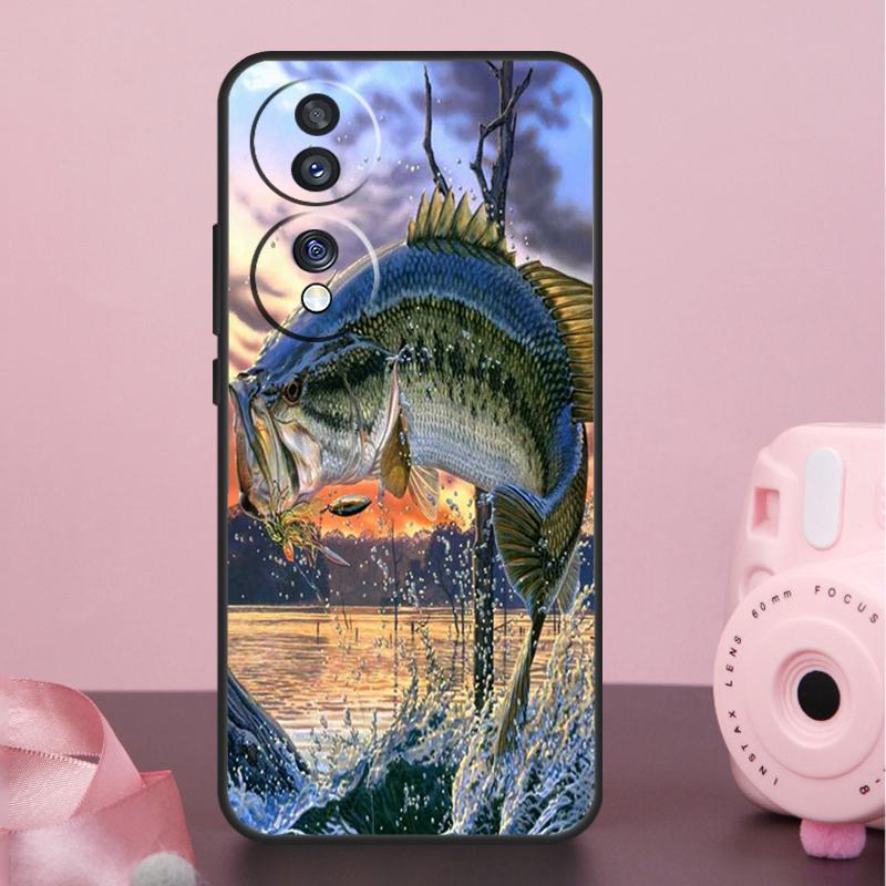 Рыбалка на басса Рыбак Чехол для Honor X8b X9b X6a X7a X8a X9a X6 X7 X8 X9 50 70 90 Magic 5 Lite Magic 6 Pro Чехол