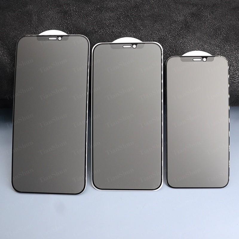 2 шт. Матовое закаленное стекло с защитой от бликов для iPhone 17 16 15 14 13 12 11 Pro Max Air XR XS Max 8 7 Plus SE Антишпионский защитный экран