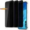 3 Anti-Spy Tempered Glass for iPhone 15 Pro Max - BOOLING - Shockproof Protection