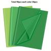 90 Sheets Green Tissue Paper Bulk, Green Tissue Paper Sheets for Gift Bags for Christmas Day Gift Wrapping Birthday Wedding Holiday Paper Flower
