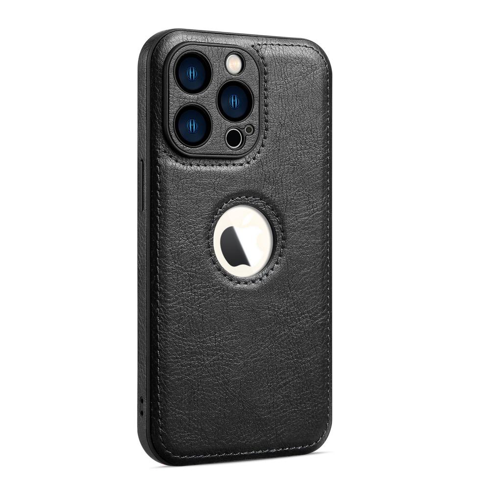 Кожаный чехол для iPhone 15 Pro с дизайном Romax, полная защита для iPhone 14 и 11.