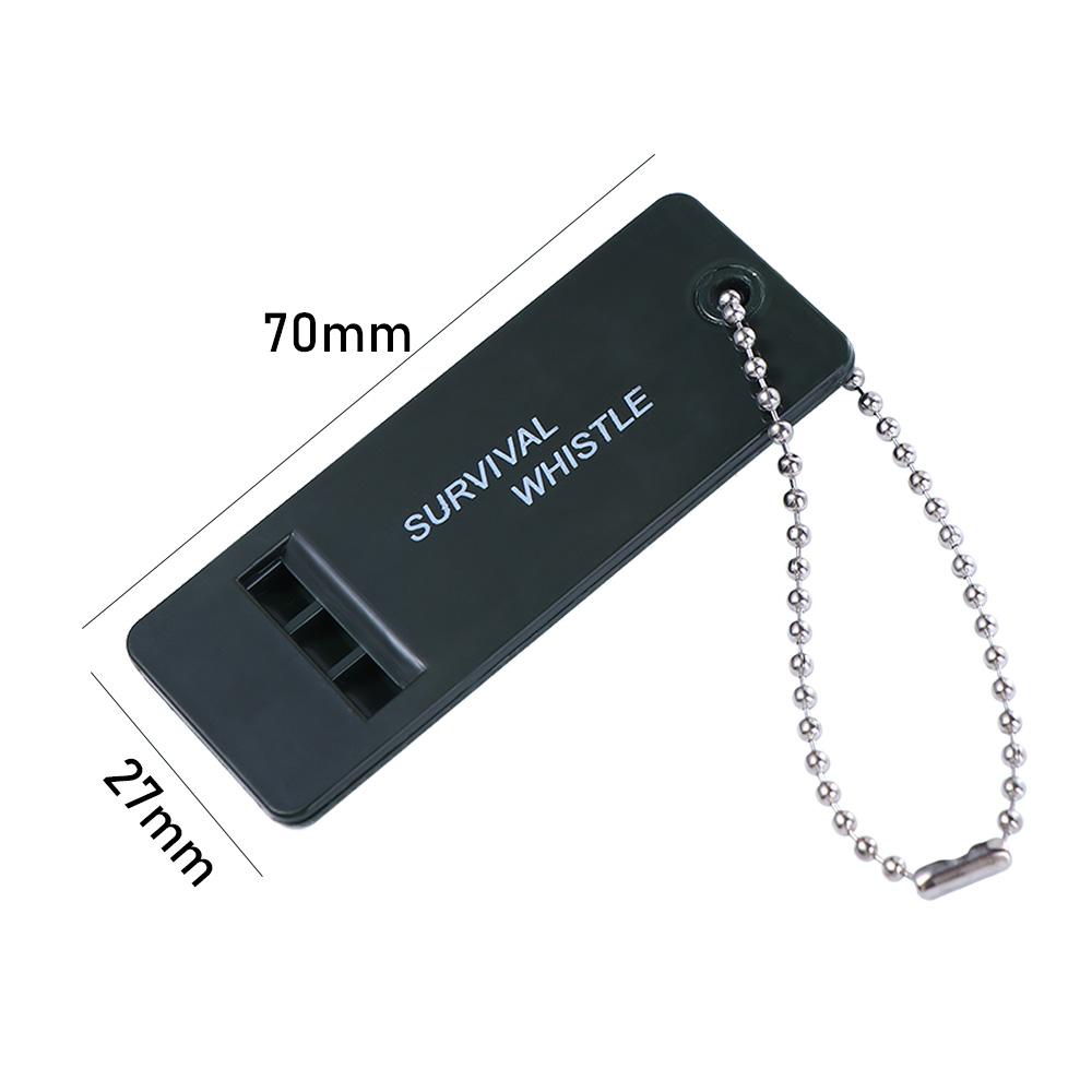 Whistle Keychain Outdoor Tool 3-Frequency Whistle Survival Whistle Survival Tool Emergency Whistle