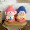 Cartoon Buddha Plush Toy Creative Buddha Stuffed Doll Keyring Backpack Couple Pendant Cute Plush Dolls Keychain For Kid Gifts
