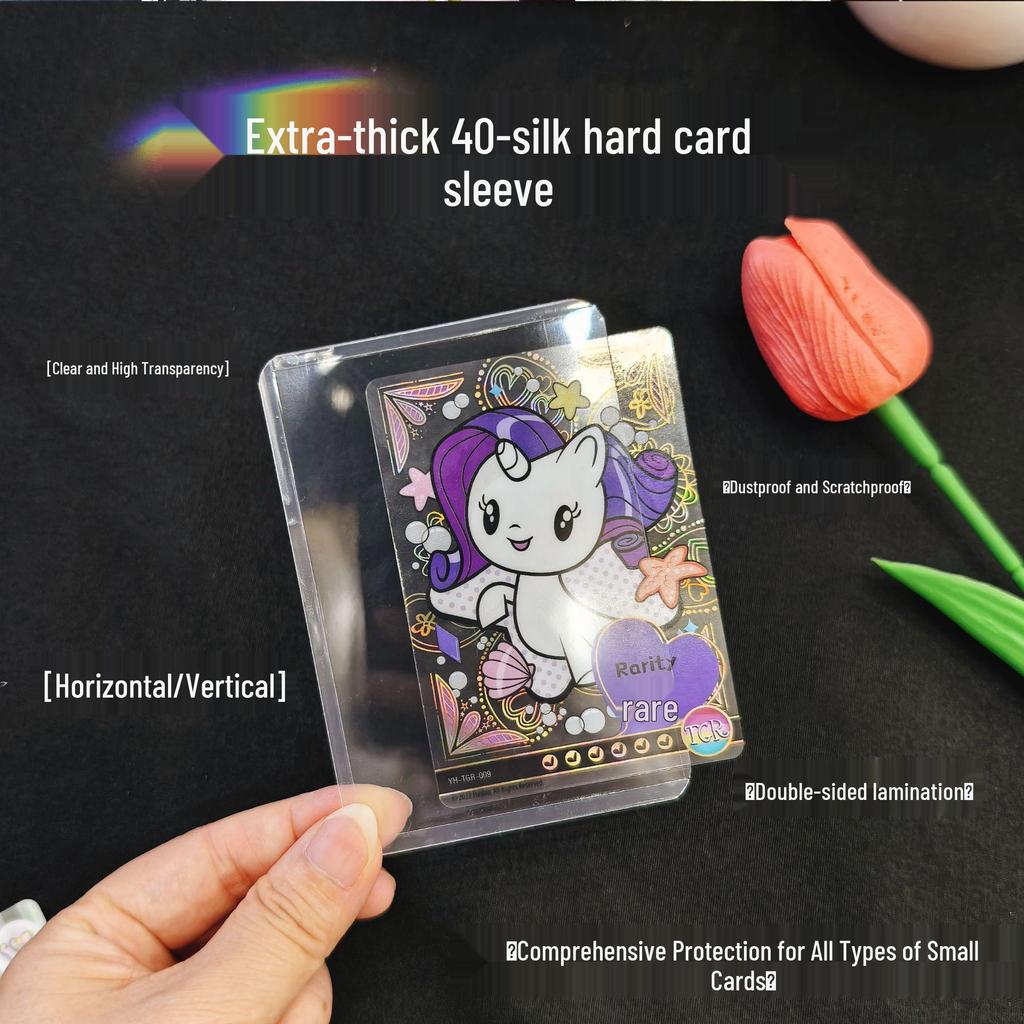 Genshin Impact Hero Showdown 3" Thick Large Card Sleeve 65x90mm - My Little Pony Design