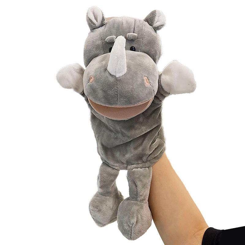 Ducks Pigs Cows Frogs Mouth Opening Ventriloquis Puppet Toys Hand Plush Gift Kid