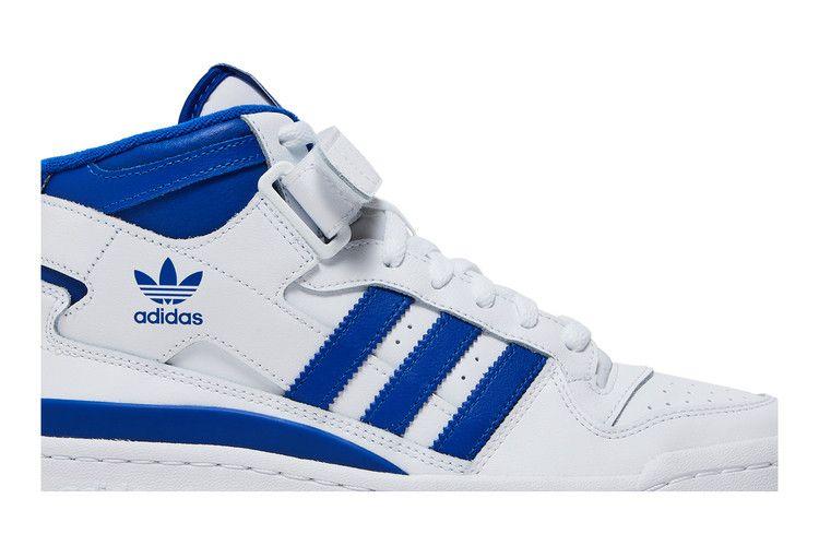 Женские кроссовки adidas Forum Mid Белый Королевский Синий (Женский) Облачный белый/Королевский синий/Облачный белый