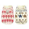 with Ring Dog Jacket Printed Pattern Pet Clothes Fashion Puppy Vest  for Cats and Puppy