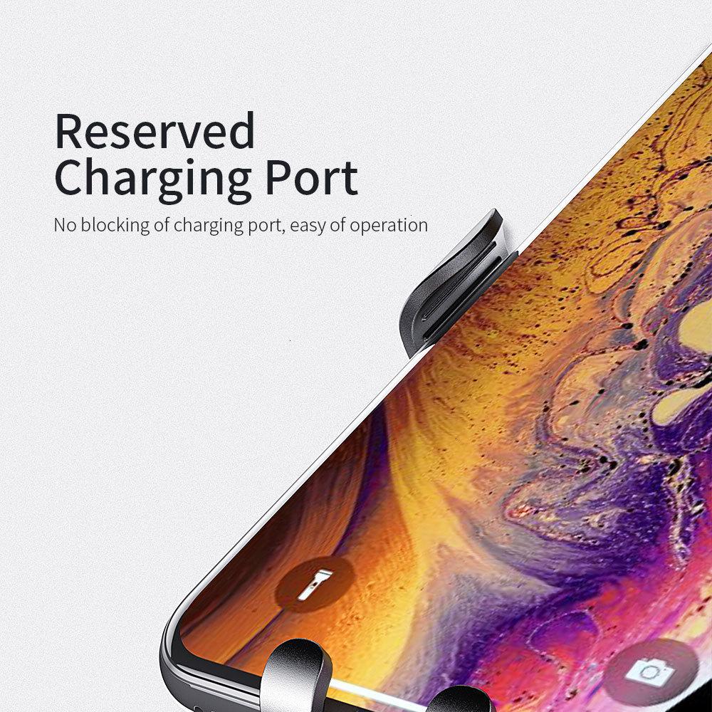 Essager Gravity Car Phone Holder For iPhone Samsung Universal Mount Holder For Phone In Car Cell Mobile Phone Holder Stand