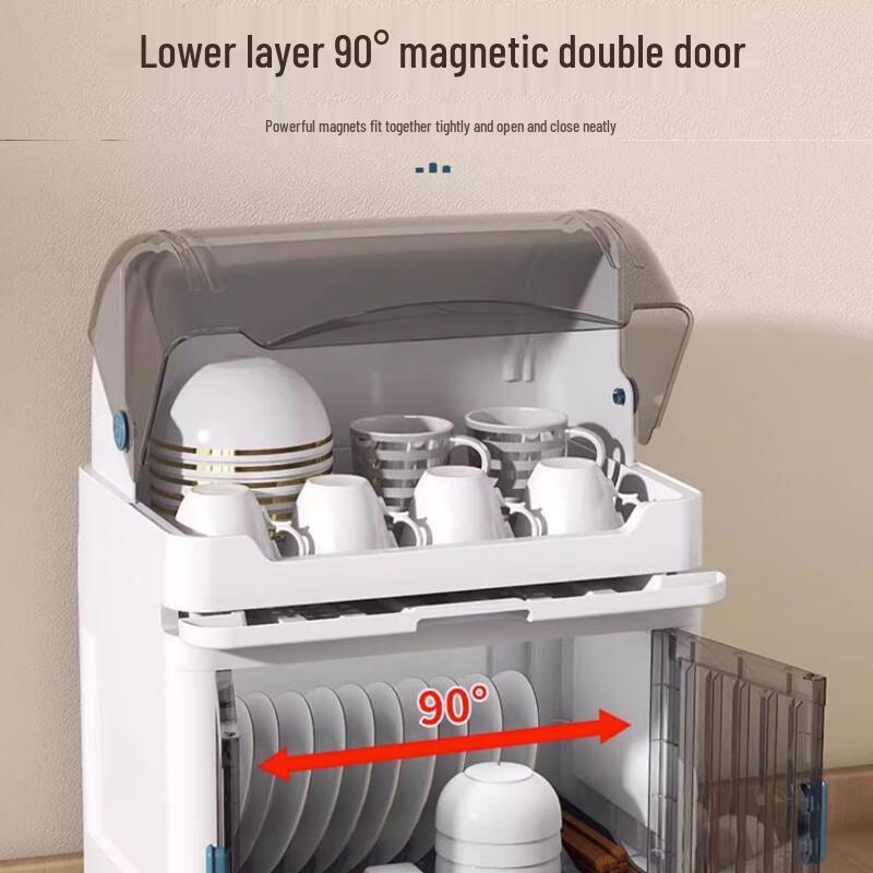 Yunshuang 3-ярусная алюминиевая кухонная сушилка для посуды