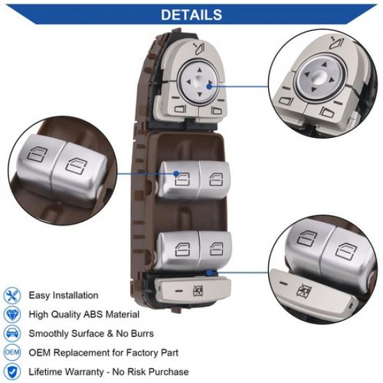 Master Window Switch Controller For Mercedes-Benz C300 C63 AMG S Sedan 2015-2018