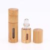Бамбуковый рулонный флакон 3/5/10 мл, деревянный роликовый флакон, эфирное масло, блеск для губ, многоразовый тюбик, пустая банка, стеклянная бутылка для духов, 1 шт.