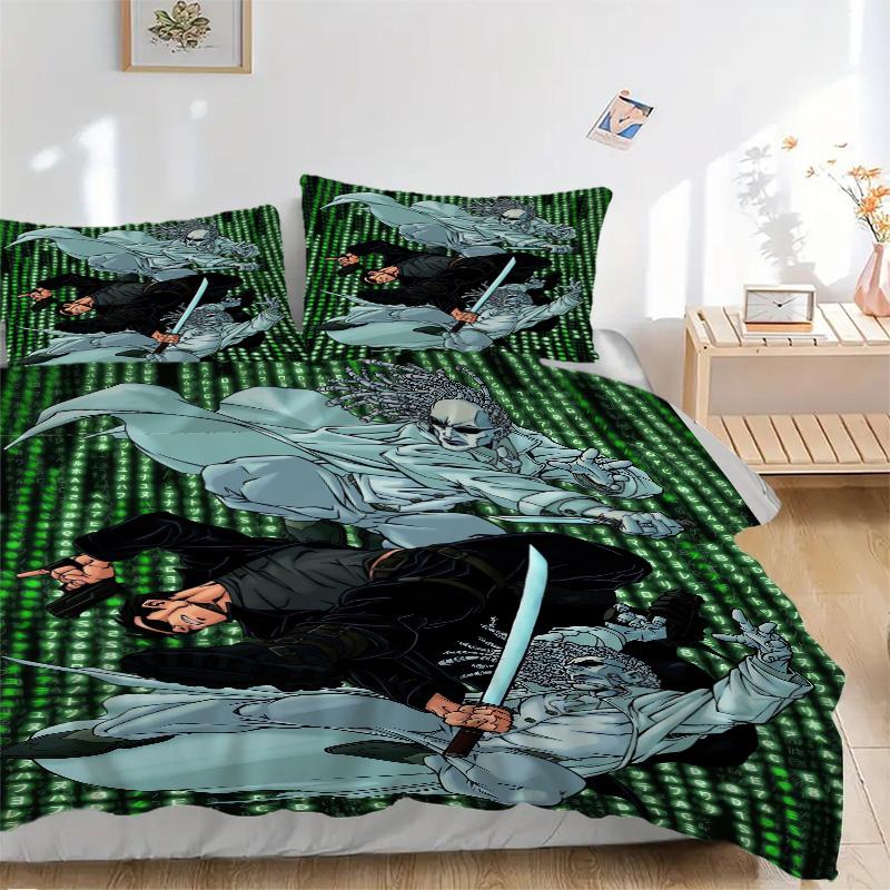 Matrix Sword Vengeance Print 3Pcs Bedding Setduvet Cover With 2 Bedropillowcase Home Birthday Gift